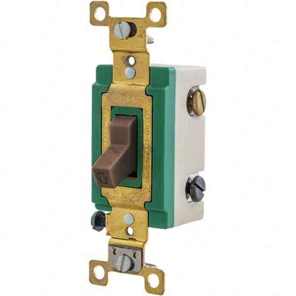 Bryant Electric - Wall & Dimmer Light Switches Switch Type: Three Way Switch Operation: Toggle - Benchmark Tooling