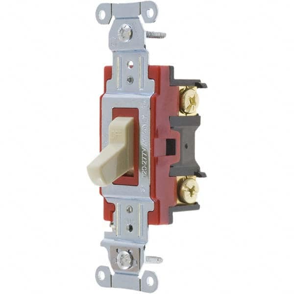 Bryant Electric - Wall & Dimmer Light Switches Switch Type: Three Way Switch Operation: Toggle - Benchmark Tooling