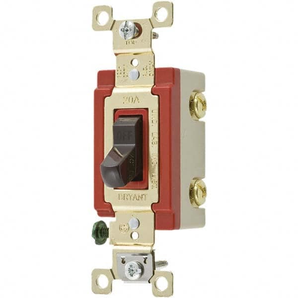 Bryant Electric - Wall & Dimmer Light Switches Switch Type: NonDimmer Switch Operation: Toggle - Benchmark Tooling