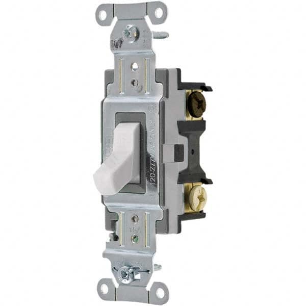 Bryant Electric - Wall & Dimmer Light Switches Switch Type: Three Way Switch Operation: Toggle - Benchmark Tooling