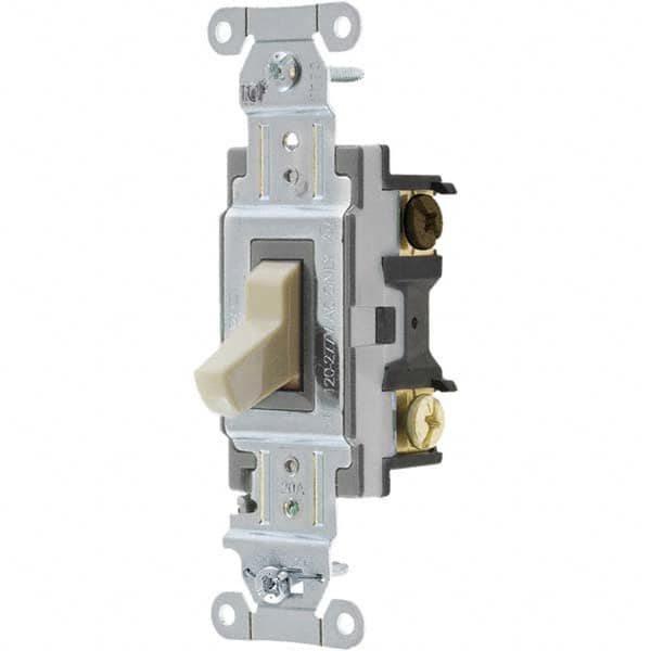 Bryant Electric - Wall & Dimmer Light Switches Switch Type: Four Way Switch Operation: Toggle - Benchmark Tooling