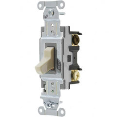 Bryant Electric - Wall & Dimmer Light Switches Switch Type: Three Way Switch Operation: Toggle - Benchmark Tooling