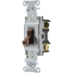 Bryant Electric - Wall & Dimmer Light Switches Switch Type: Three Way Switch Operation: Toggle - Benchmark Tooling