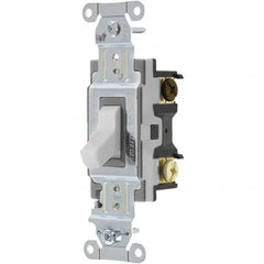 Bryant Electric - Wall & Dimmer Light Switches Switch Type: Three Way Switch Operation: Toggle - Benchmark Tooling