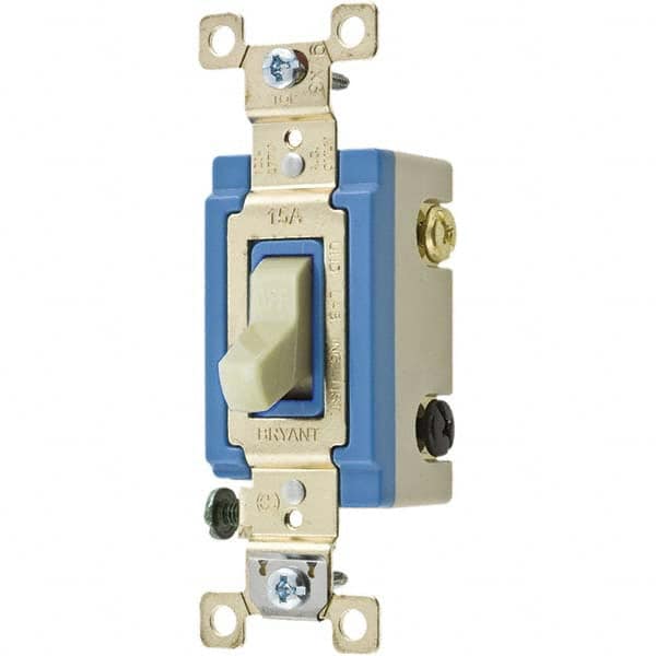 Bryant Electric - Wall & Dimmer Light Switches Switch Type: Three Way Switch Operation: Toggle - Benchmark Tooling