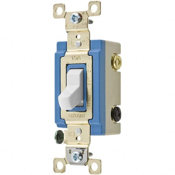 Bryant Electric - Wall & Dimmer Light Switches Switch Type: Four Way Switch Operation: Toggle - Benchmark Tooling