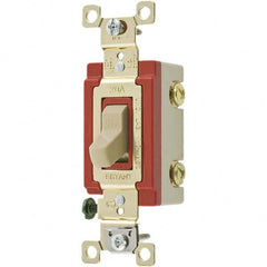 Bryant Electric - Wall & Dimmer Light Switches Switch Type: NonDimmer Switch Operation: Toggle - Benchmark Tooling