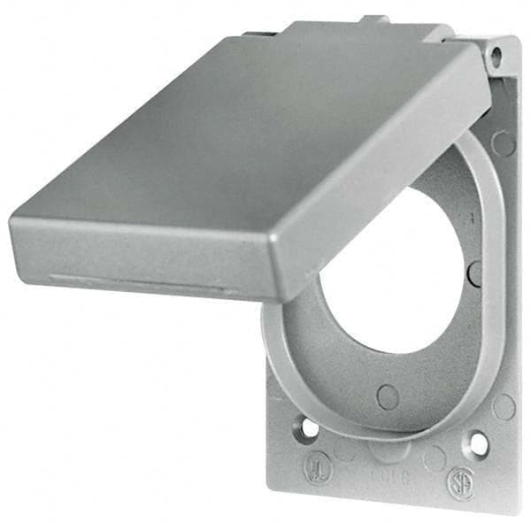 Bryant Electric - Weatherproof Box Covers Cover Shape: Rectangle Number of Holes in Outlet: 1 - Benchmark Tooling