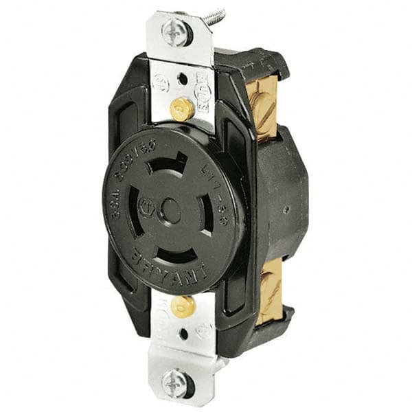 Bryant Electric - Twist Lock Receptacles Receptacle/Part Type: Receptacle Gender: Female - Benchmark Tooling