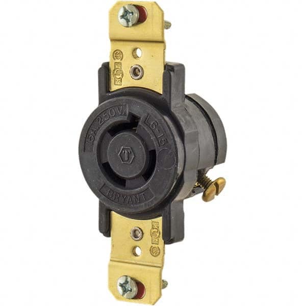 Bryant Electric - Twist Lock Receptacles Receptacle/Part Type: Receptacle Gender: Female - Benchmark Tooling