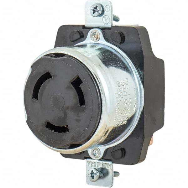 Bryant Electric - Twist Lock Receptacles Receptacle/Part Type: Receptacle Gender: Female - Benchmark Tooling