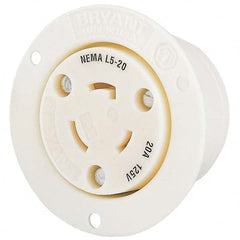 Bryant Electric - Twist Lock Receptacles Receptacle/Part Type: Receptacle Gender: Female - Benchmark Tooling