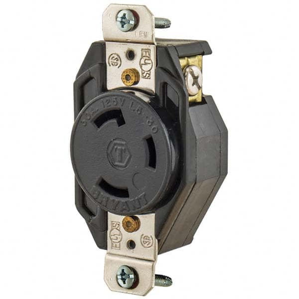 Bryant Electric - Twist Lock Receptacles Receptacle/Part Type: Receptacle Gender: Female - Benchmark Tooling