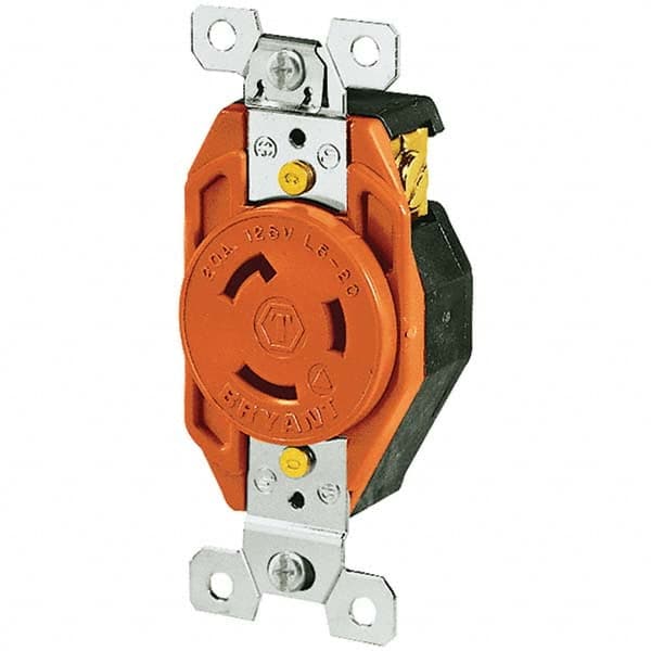 Bryant Electric - Twist Lock Receptacles Receptacle/Part Type: Receptacle Gender: Female - Benchmark Tooling