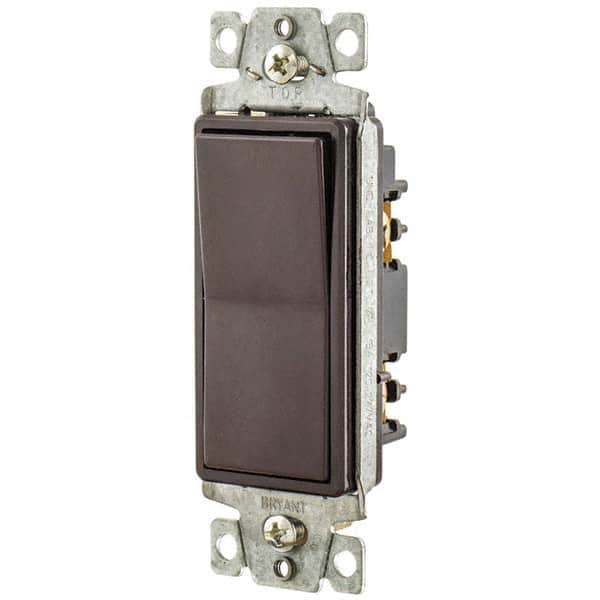 Bryant Electric - Wall & Dimmer Light Switches Switch Type: Three Way Switch Operation: Rocker - Benchmark Tooling