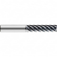 SGS - 10" Diam 7 Flute Solid Carbide 1mm Corner Radius End Mill - Benchmark Tooling