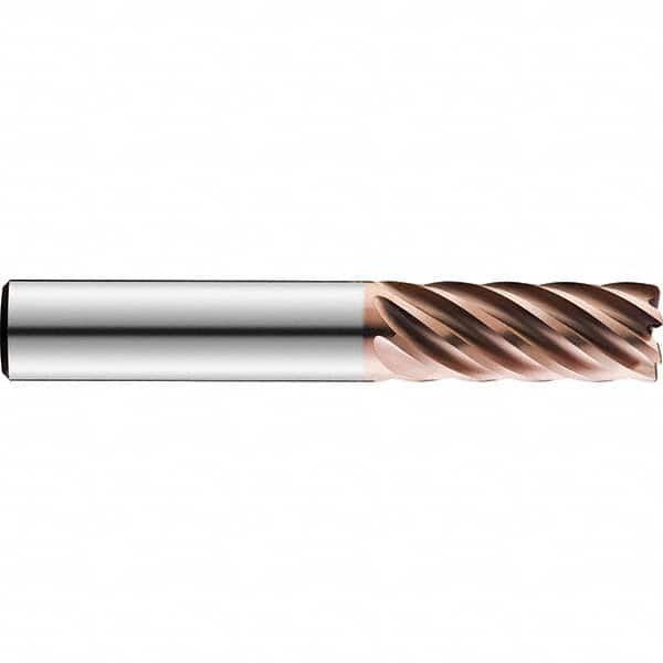 SGS - 25mm Diam 7 Flute Solid Carbide 1mm Corner Radius End Mill - Benchmark Tooling