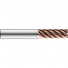SGS - 6" Diam 7 Flute Solid Carbide 0.5mm Corner Radius End Mill - Benchmark Tooling