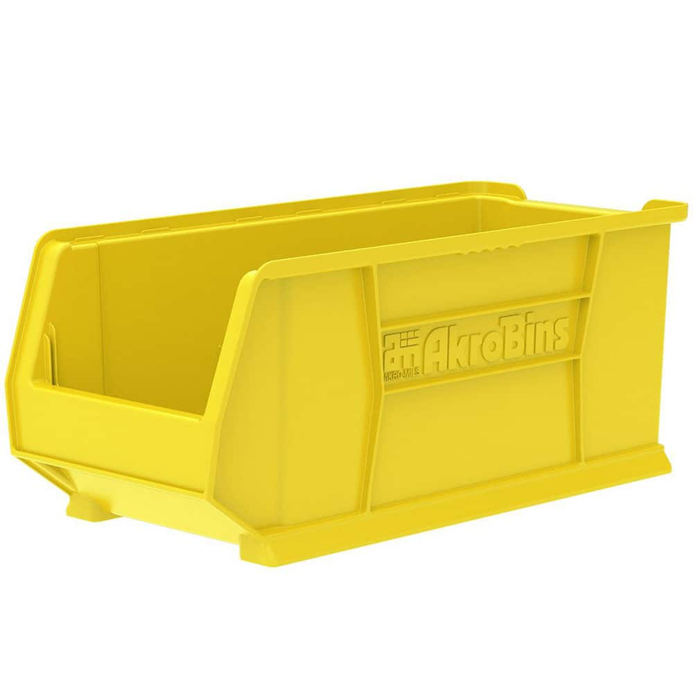 Plastic Hopper Stacking Bin: Yellow