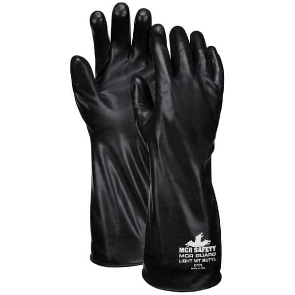 MCR Safety - Chemical Resistant Gloves Material: Butyl Numeric Size: 8 - Benchmark Tooling