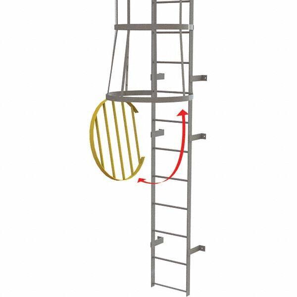 TRI-ARC - Ladder Accessories Type: Door For Use With: Tri-Arc Fixed Yellow Steel Cage Ladders - Benchmark Tooling