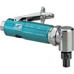 Dynabrade - Air Die Grinders Type: Angle Die Grinder Collet Size (Inch): 1/4 - Benchmark Tooling