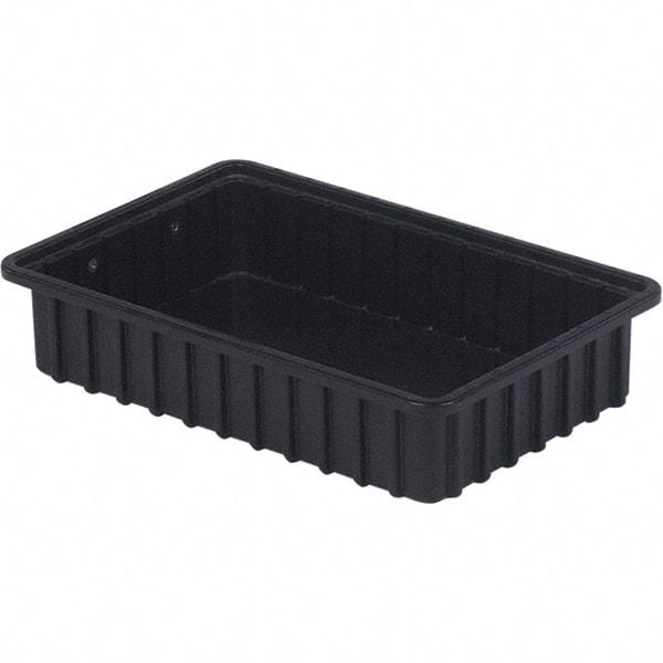 LEWISBins+ - 10-7/8" Wide x 3-1/2" High, Black Bin Divider Box - Use with DV1035 Short - Benchmark Tooling