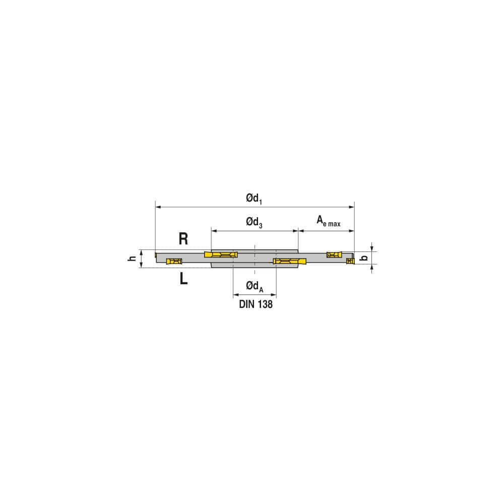 Indexable Slotting Cutter: 6 mm Cutting Width, 100 mm Cutter Dia, Arbor Hole Connection, 25.5 mm Depth of Cut, 32 mm Hole, Neutral Screw, Uses 10 TX Inserts, 5 Teeth, Staggered, Positive, Steel, Black Oxide Finish