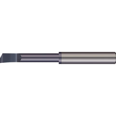 Micro 100 - Boring Bars; Minimum Bore Diameter (Decimal Inch): 0.0850 ; Maximum Bore Depth (Decimal Inch): 0.5000 ; Maximum Bore Depth (Inch): 1/2 ; Material: Solid Carbide ; Boring Bar Type: Boring ; Shank Diameter (Decimal Inch): 0.1250 - Exact Industrial Supply