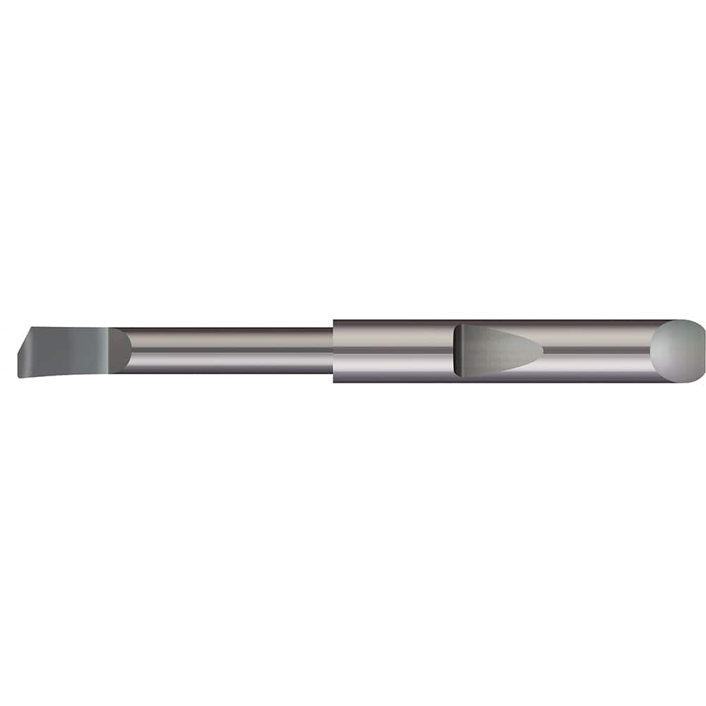 Micro 100 - Boring Bars; Minimum Bore Diameter (Decimal Inch): 0.0550 ; Minimum Bore Diameter (mm): 1.400 ; Maximum Bore Depth (Decimal Inch): 0.5000 ; Maximum Bore Depth (Inch): 1/2 ; Material: Solid Carbide ; Boring Bar Type: Boring - Exact Industrial Supply