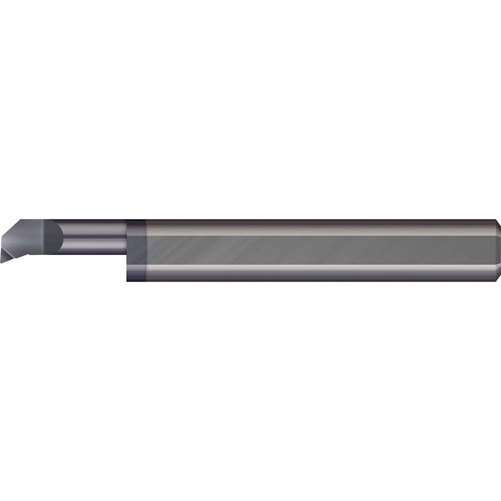 Micro 100 - Boring Bars; Minimum Bore Diameter (Decimal Inch): 0.1200 ; Maximum Bore Depth (Decimal Inch): 0.2500 ; Maximum Bore Depth (Inch): 1/4 ; Material: Solid Carbide ; Boring Bar Type: Boring ; Shank Diameter (Decimal Inch): 0.1875 - Exact Industrial Supply