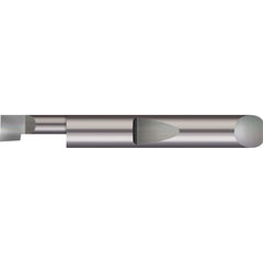 Micro 100 - Boring Bars; Minimum Bore Diameter (Decimal Inch): 0.0600 ; Maximum Bore Depth (Decimal Inch): 0.4000 ; Material: Solid Carbide ; Boring Bar Type: Boring ; Shank Diameter (Decimal Inch): 0.1875 ; Shank Diameter (Inch): 3/16 - Exact Industrial Supply