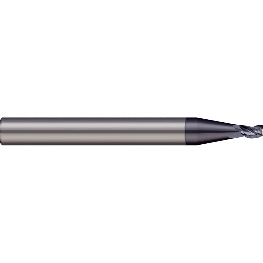 Micro 100 - Square End Mills; Mill Diameter (mm): 0.15 ; Mill Diameter (Decimal Inch): 0.0059 ; Length of Cut (mm): 0.3000 ; Length of Cut (Decimal Inch): 0.0118 ; Material: Solid Carbide ; Finish/Coating: nACRo - Exact Industrial Supply