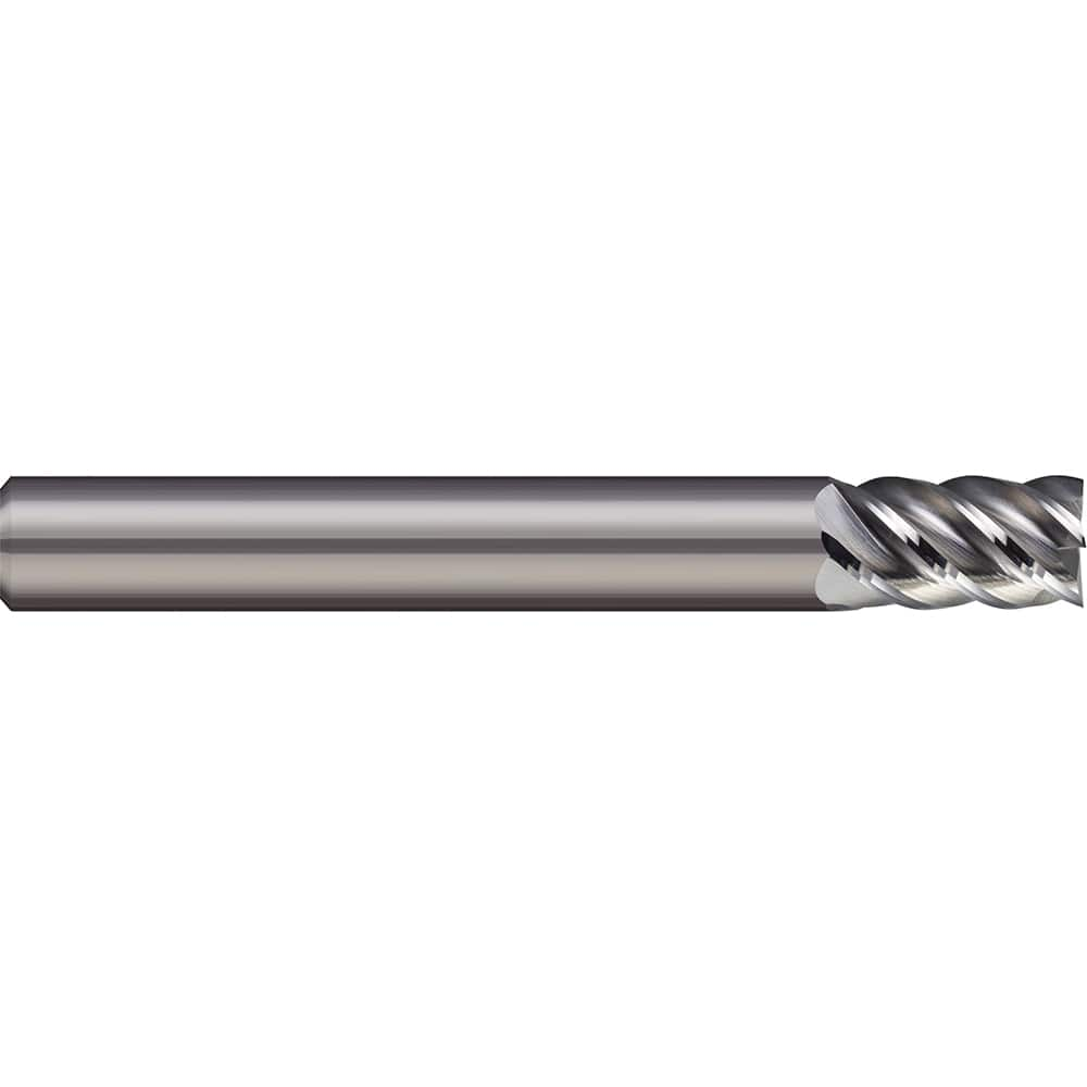 Square End Mill: 0.4724'' Dia, 0.8661'' LOC, 5 Flutes, Solid Carbide Single End, Uncoated, 45 ° Helix, Centercutting, RH Cut, RH Flute