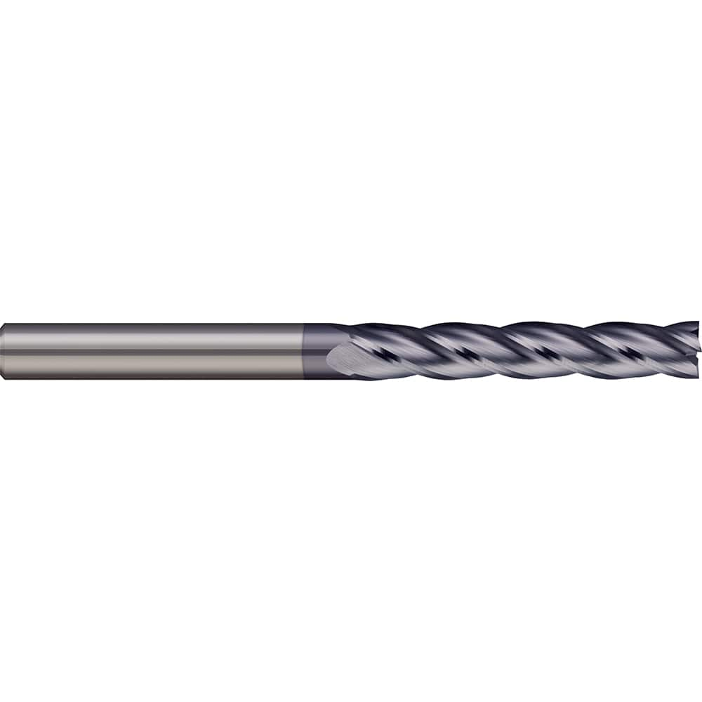 Square End Mill: 0.2362'' Dia, 0.9843'' LOC, 3 Flutes, Solid Carbide Single End, AlTiN Finish, 30 ° Helix, Centercutting, RH Cut, RH Flute