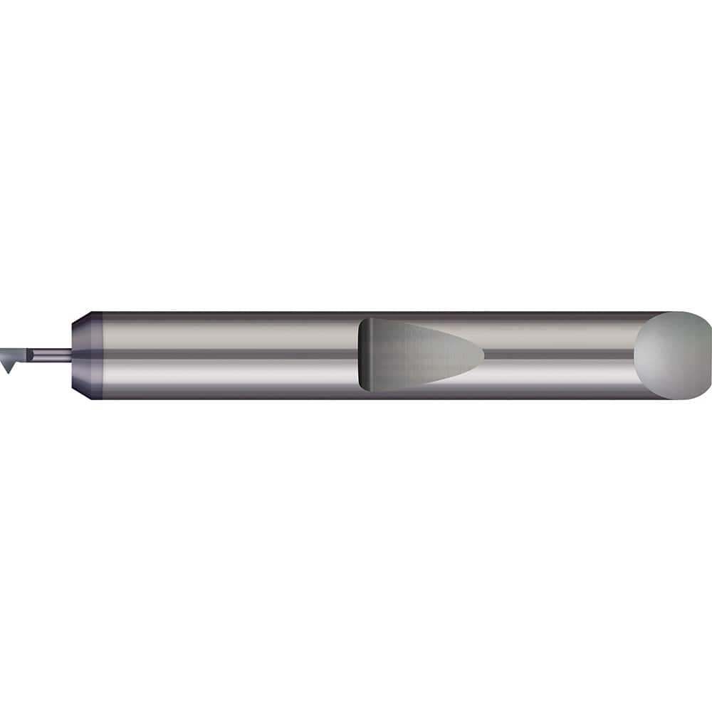 Micro 100 - Single Point Threading Tools; Thread Type: Internal ; Material: Solid Carbide ; Profile Angle: 60 ; Threading Diameter (Decimal Inch): 0.0400 ; Cutting Depth (Decimal Inch): 0.0750 ; Cutting Depth (mm): 1.90