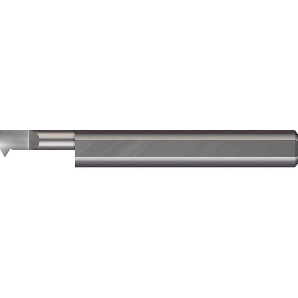 Micro 100 - Single Point Threading Tools; Thread Type: Internal ; Material: Solid Carbide ; Profile Angle: 60 ; Threading Diameter (Decimal Inch): 0.1000 ; Cutting Depth (Decimal Inch): 0.5000 ; Maximum Threads Per Inch: 56 - Exact Industrial Supply