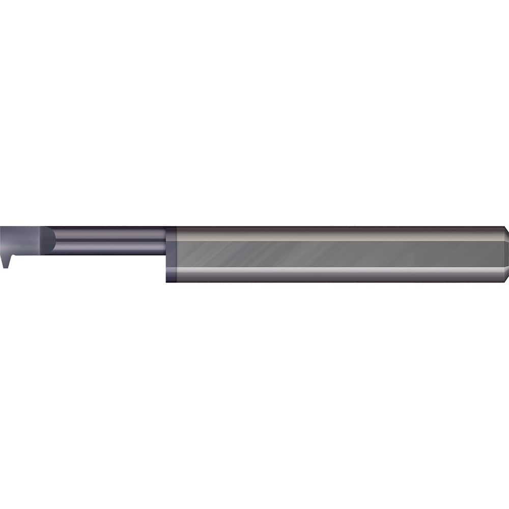 Micro 100 - Single Point Threading Tools; Thread Type: ACME Internal ; Material: Solid Carbide ; Profile Angle: 29 ; Threading Diameter (Decimal Inch): 0.2350 ; Cutting Depth (Decimal Inch): 1.0000 ; Maximum Threads Per Inch: 14 - Exact Industrial Supply