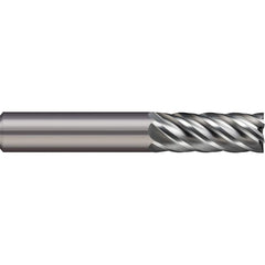 Micro 100 - 1", 1-1/2" LOC, 1" Shank Diam, 4" OAL, 6 Flute Solid Carbide Square End Mill - Exact Industrial Supply