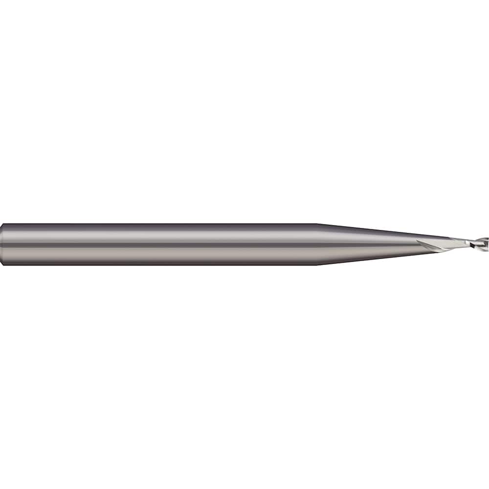 Micro 100 - Square End Mills; Mill Diameter (Decimal Inch): 0.0050 ; Length of Cut (Decimal Inch): 0.0070 ; Material: Solid Carbide ; Finish/Coating: Uncoated ; Shank Diameter (Inch): 1/8 ; Single or Double End: Single - Exact Industrial Supply
