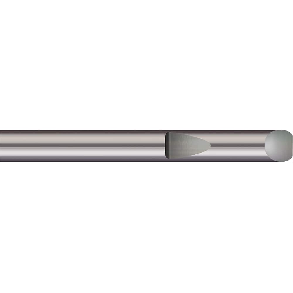 Micro 100 - Tool Bit Blanks; Material: Solid Carbide ; End Shape: Round ; Width/Diameter (Inch): 3/16 ; Overall Length (Inch): 1-1/2 - Exact Industrial Supply