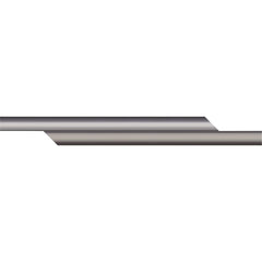 Micro 100 - Tool Bit Blanks; Material: Solid Carbide ; End Shape: Split End ; Width/Diameter (Inch): 1/4 ; Overall Length (Inch): 4