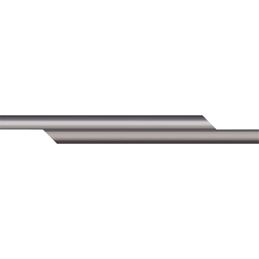 Micro 100 - Tool Bit Blanks; Material: Solid Carbide ; End Shape: Split End ; Width/Diameter (Inch): 5/16 ; Overall Length (Inch): 4 - Exact Industrial Supply