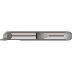 Micro 100 - Grooving Tools; Grooving Tool Type: Face ; Material: Solid Carbide ; Shank Diameter (Decimal Inch): 0.1875 ; Shank Diameter (Inch): 3/16 ; Groove Width (Decimal Inch): 0.0620 ; Projection (Decimal Inch): 0.0750 - Exact Industrial Supply