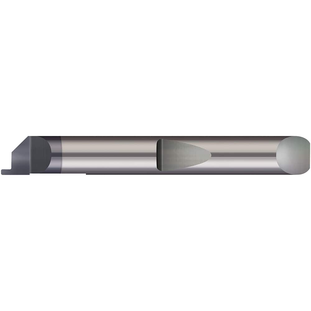 Micro 100 - Grooving Tools; Grooving Tool Type: Face ; Material: Solid Carbide ; Shank Diameter (Decimal Inch): 0.1875 ; Shank Diameter (Inch): 3/16 ; Groove Width (Decimal Inch): 0.0200 ; Projection (Decimal Inch): 0.0250 - Exact Industrial Supply