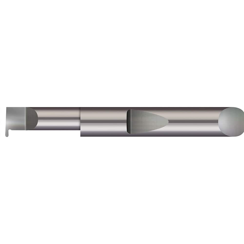 Grooving Tool: Full Radius Solid Carbide, 3/8″ Shank Dia, 0.087″ Groove Width