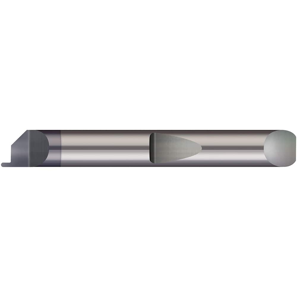 Micro 100 - Grooving Tools; Grooving Tool Type: Face ; Material: Solid Carbide ; Shank Diameter (Decimal Inch): 0.1875 ; Shank Diameter (Inch): 3/16 ; Groove Width (Decimal Inch): 0.0300 ; Projection (Decimal Inch): 0.0500 - Exact Industrial Supply