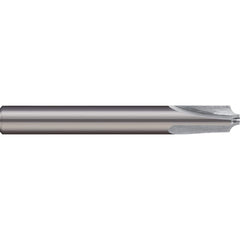 Micro 100 - Corner Rounding End Mills; Material: Solid Carbide ; Single or Double End: Single ; Radius (mm): 1.50 ; Mill Diameter (mm): 6.00 ; Number of Flutes: 3 ; Finish/Coating: Uncoated - Exact Industrial Supply