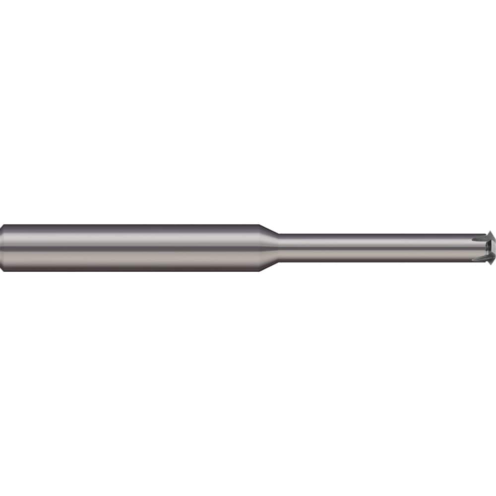 Micro 100 - Single Profile Thread Mills; Maximum Threads Per Inch: 48 ; Minimum Threads Per Inch: 16 ; Thread Type: Internal/External ; Minimum Nominal Diameter (Inch): 5/16 ; Cutting Diameter (Inch): 0.2400 ; Shank Diameter (Inch): 5/16 - Exact Industrial Supply