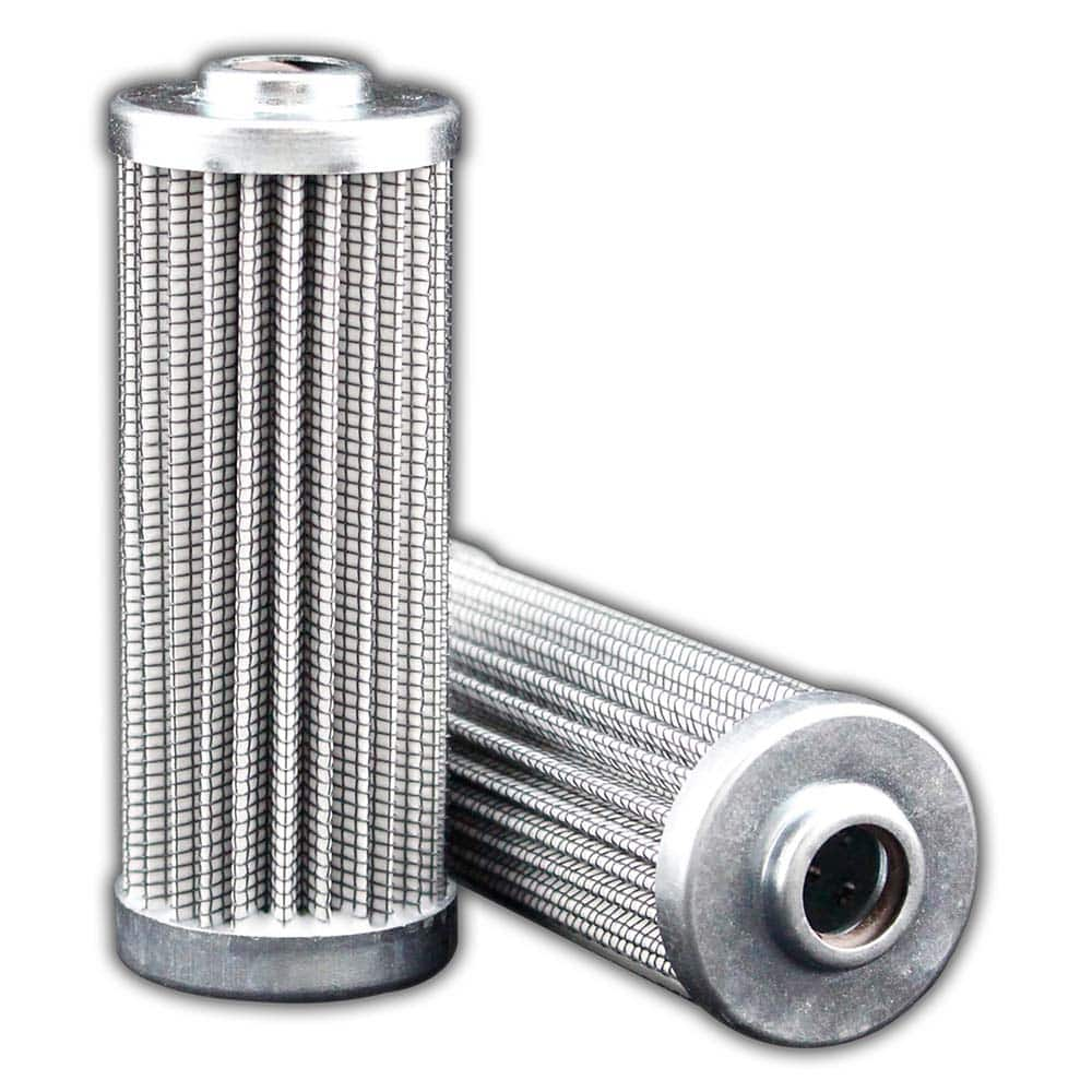 Replacement/Interchange Hydraulic Filter Element: Microglass, 10  µ